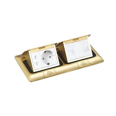 Brass Pop Up Floor Box