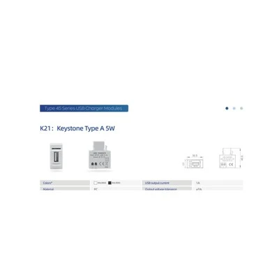 Socket tal-Iċċarġjar USB A 5W